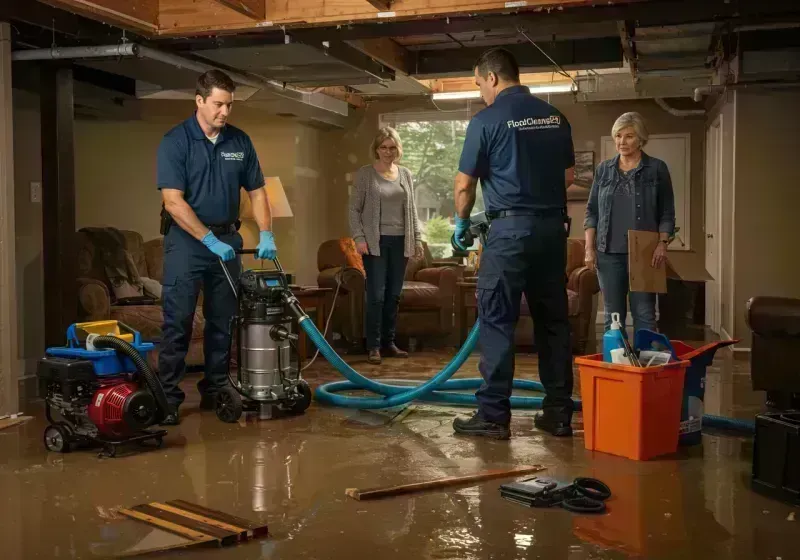 Basement Water Extraction and Removal Techniques process in Hanley Hills, MO